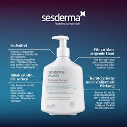 SesDerma Laboratories Salises Foamy Soap-Free Cream