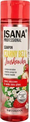 Szampon Isana professional czarny bez truskawka