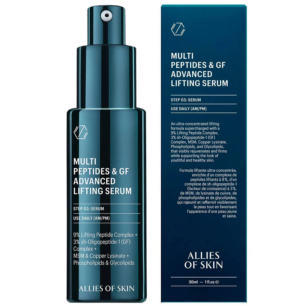 Allies of Skin Multi Peptide & GF Advanced Lifting Serum
