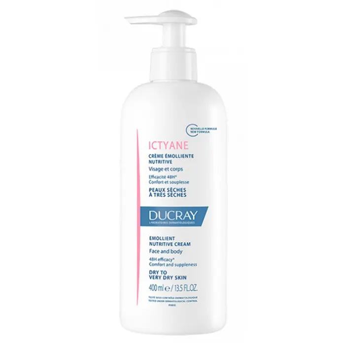 Ducray Ictyane Emollient Nutritive Anti-Dryness Face & Body Cream