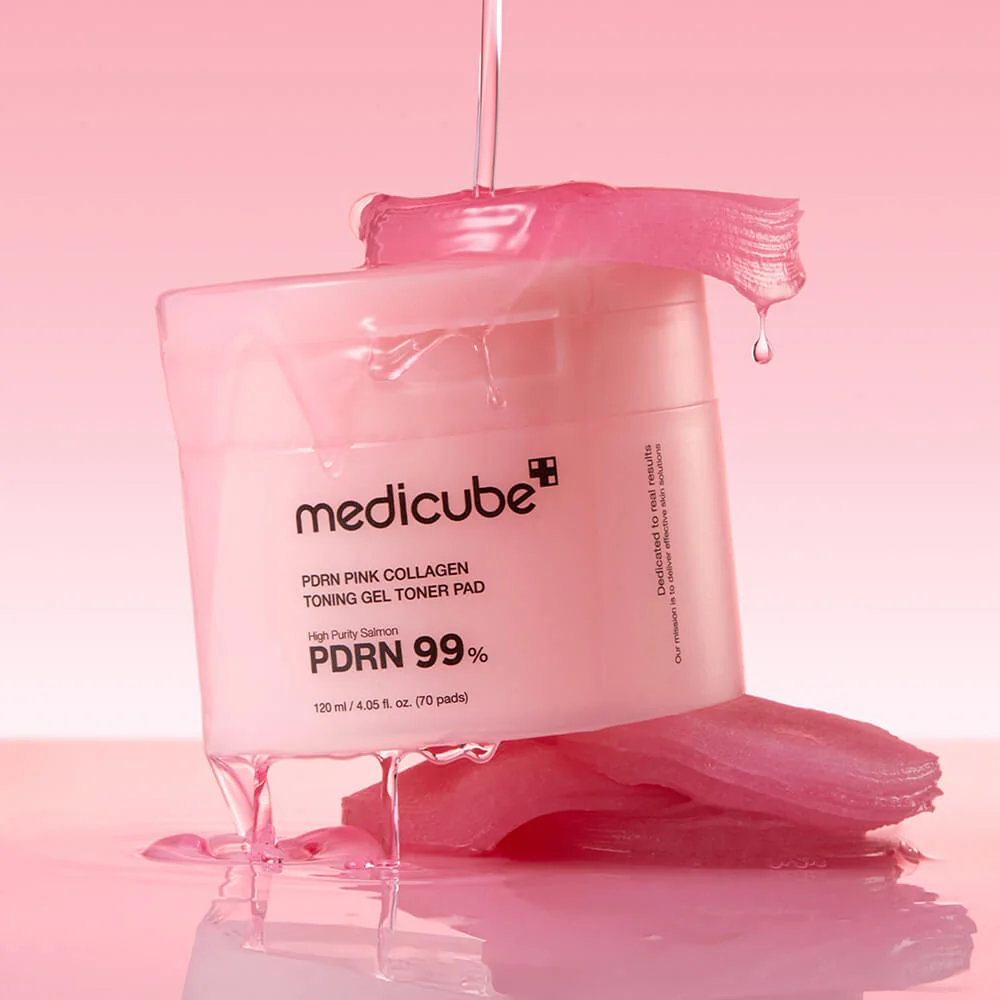 Medicube PDRN Pink Collagen Toning Gel Toner Pad