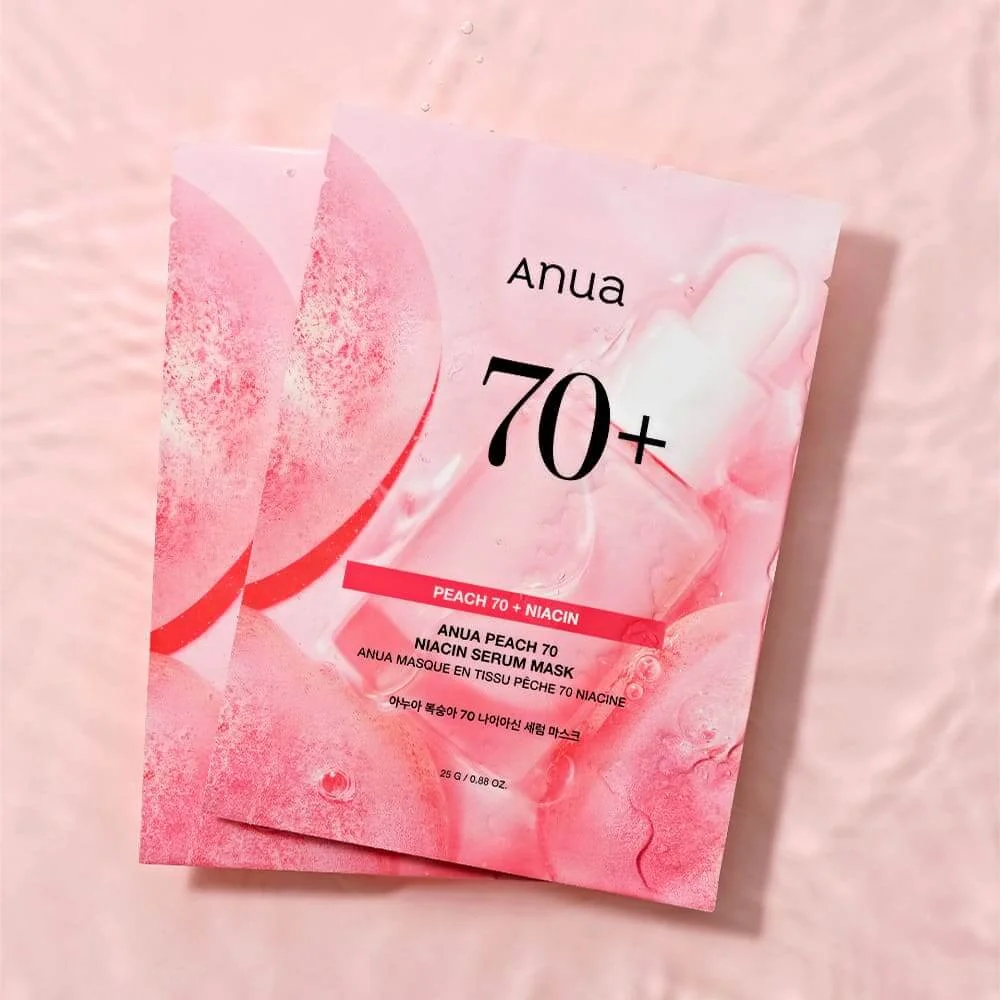 Anua Peach 70% Niacin Serum Mask