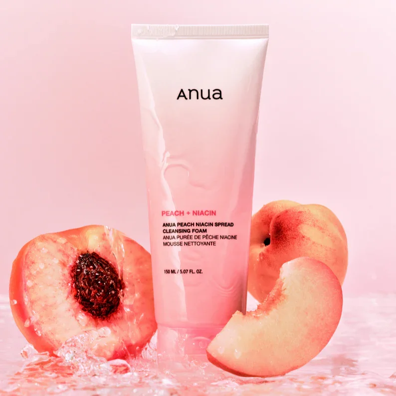 Anua Peach Niacin Spread Cleansing Foam
