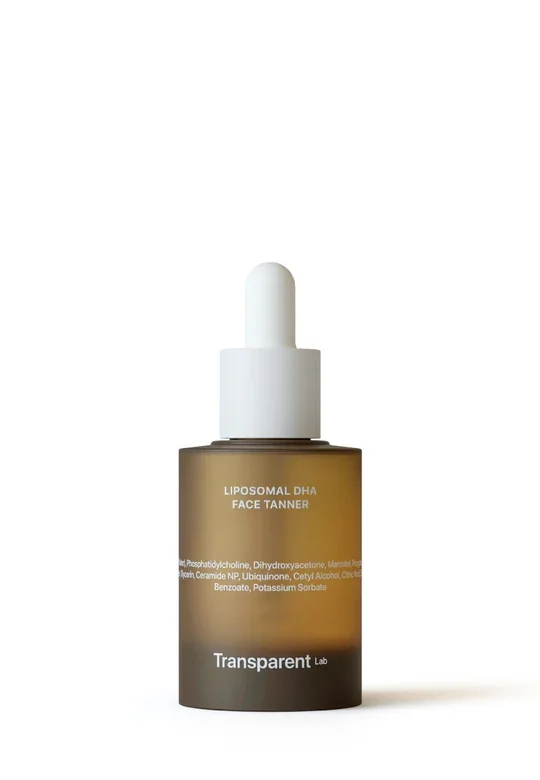 Transparent Lab Liposomal DHA Face Tanner Self-tan booster drops for ...
